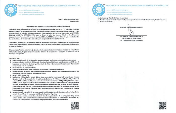 CONVOCATORIA