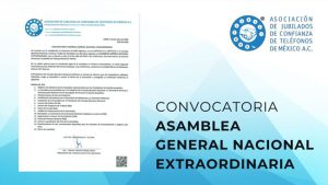 Convocatoria Asamblea General Nacional Extraordinaria
